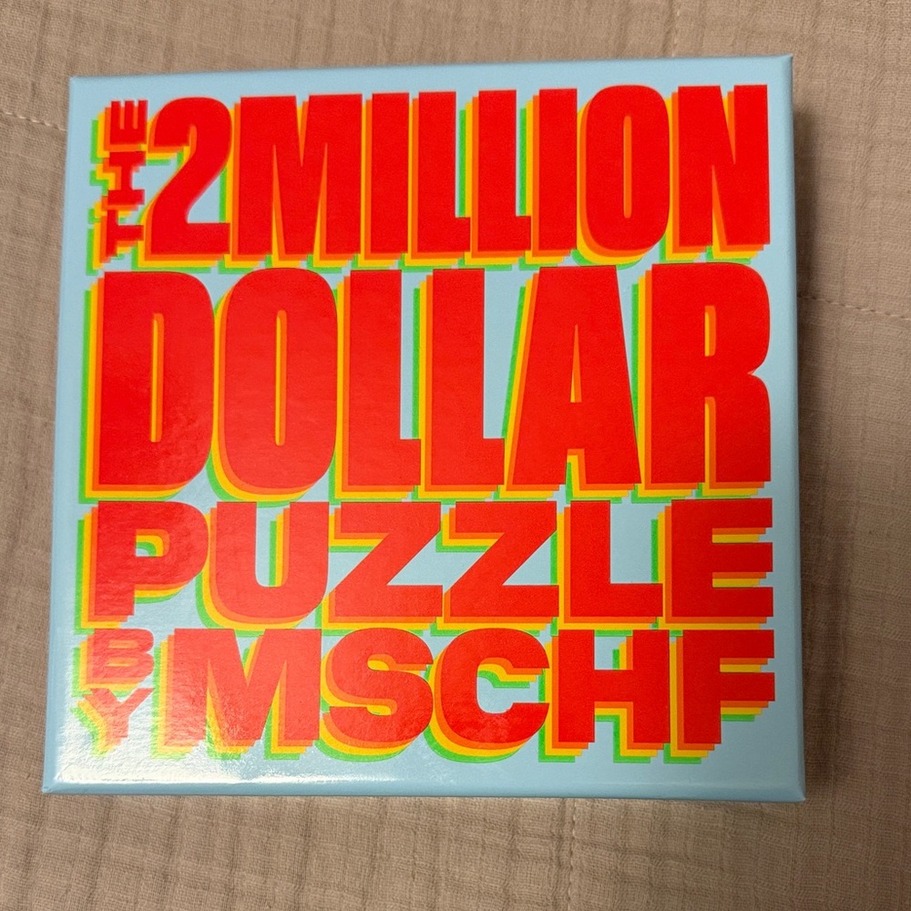 The 2 Million Dollar Puzzle - Vibrant Red and Blue